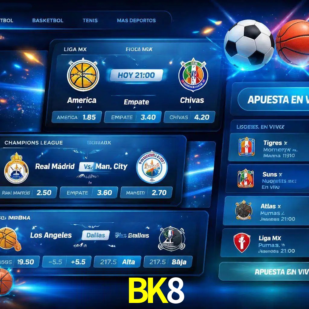 Mercados de apuestas deportivas BK8 para jugadores en México
