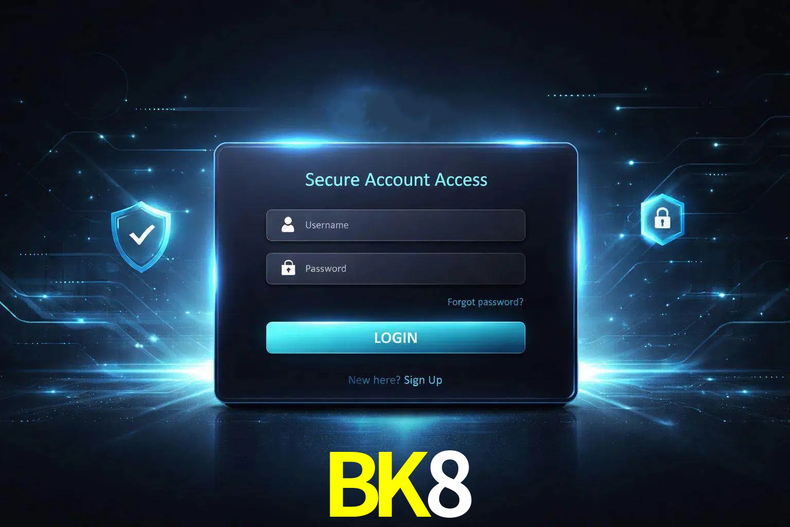 Pantalla de inicio de sesión de cuenta BK8 para usuarios en México